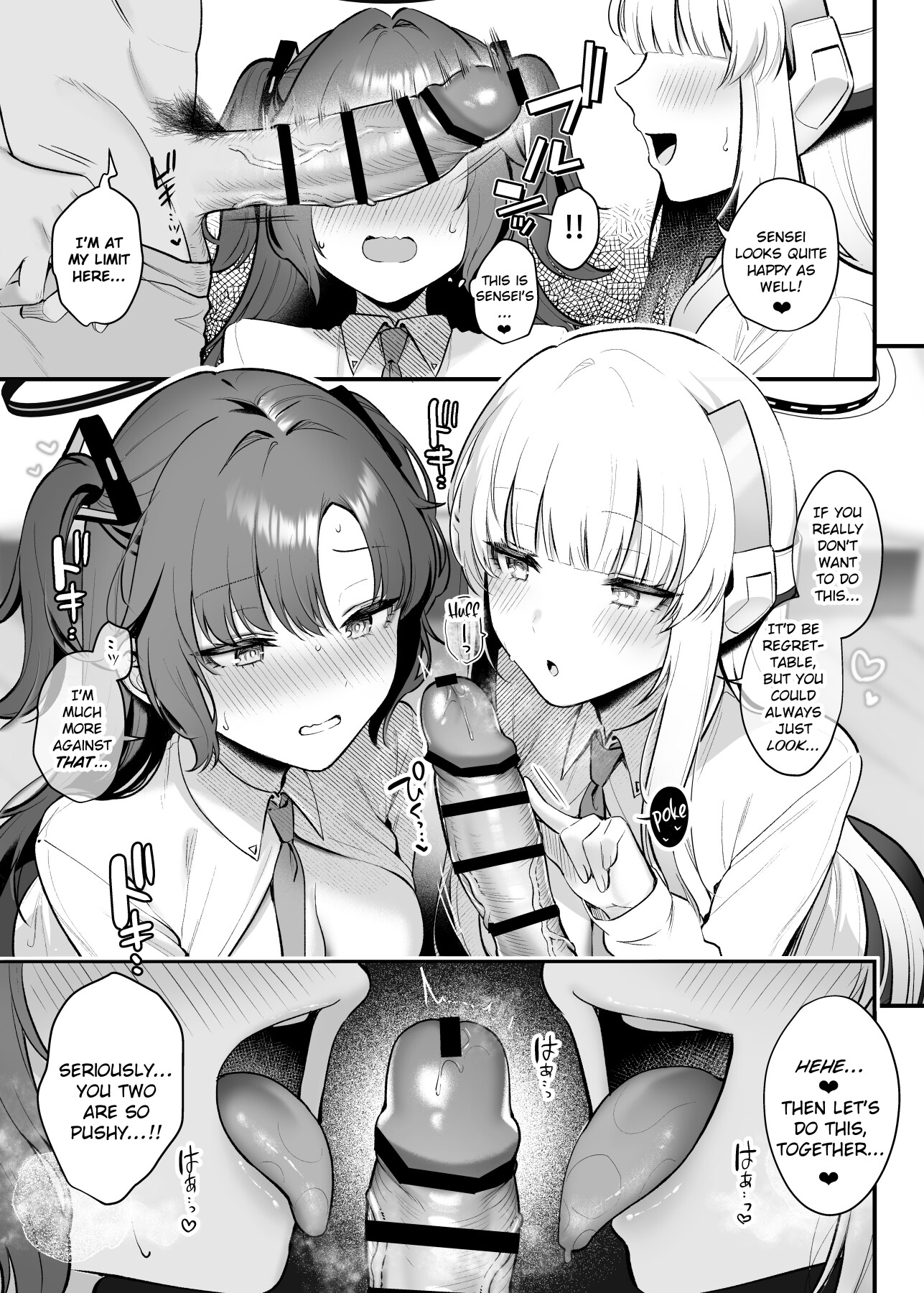 Hentai Manga Comic-With Yuuka and Noa to My Heart's Content-Read-6